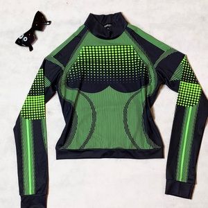 Mock Neck Athletic Top